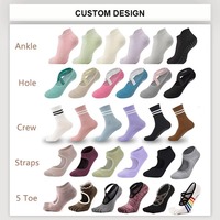 Knöchelriemen Yoga-Socken ODM Frühling Sommer Neuerscheinung Anfänger Rutschfeste Damen Professionelle Tanz- und Sportsocken