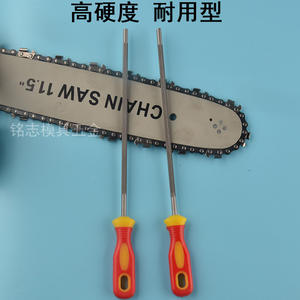 Ensemble de limes pour tronçonneuse, rondes, 225 mm, en acier rapide, polyvalentes, pour usage manuel et bricolage - Product Image 4