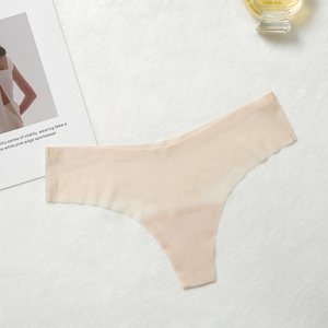 <span class=keywords><strong>Perizoma</strong></span> Senza Cuciture Shanhao OEM, Slip Monopezzo Taglio <span class=keywords><strong>Laser</strong></span>, Alta Elasticità, Invisibile per Donne - Product Image 2