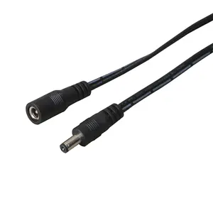 Cable conector macho y hembra de 12 V CC, 2,1x5,5mm, enchufe de 1 a 2, 3, 4, 5, 6 y 8 CC, adaptador de corriente de forma independiente