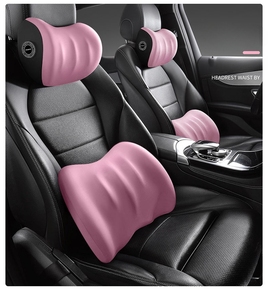 Reposacabezas automotriz ajuste multifuncional protección del cuello reposacabezas del coche almohada de cintura suave - Product Image 1