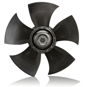 Ventilador Axial Compacto de 12 Pulgadas con Aspas de Plástico, Rodamiento de Bolas, Eléctrico, Negro, Fabricado en Alemania, Ventilador de Flujo Axial para Ductos - Product Image 3