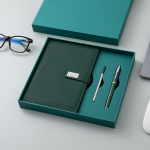 Ensemble cadeau d'entreprise personnalisé avec carnet et stylo, emballage d'entreprise, coffret cadeau personnalisé pour clients d'entreprise - Product Image 1