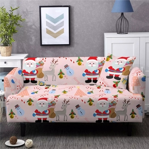 <span class=keywords><strong>Funda</strong></span> de <span class=keywords><strong>Sofá</strong></span> Moderna con Estampado Geométrico Navideño, de Alta Calidad, Elástica, Lavable a Máquina, Gran Venta - Product Image 4