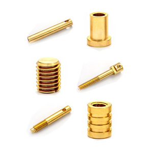Composants de quincaillerie en laiton usinés CNC, pièces métalliques tournées avec précision pour accessoires vestimentaires - Product Image 1