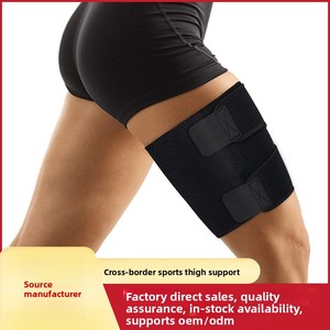 Protège-jambes de sport en néoprène pour adultes, prévention des tensions musculaires, bandages enveloppants, protections de cuisses, housses de protection - Product Image 5