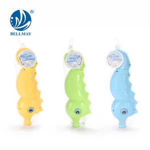 Bemay 장난감 해마 모양의 펌프 폭파 물 놀이 어린이를위한 대화 형 물총 장난감