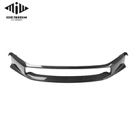 Placa Decorativa Central para Parachoques Trasero de Fibra de Carbono Seca Procesada en Autoclave con Acabado Brillante/Mate para Porsche 911 992 GT3 RS Estilo OEM
