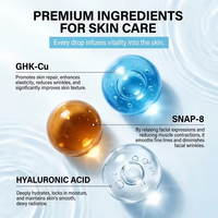 Sérum Visage Anti-Âge et Réparateur Rides au Cuivre GHK-Cu, Complexe Multi-Peptides, Acide Hyaluronique, Marque Blanche