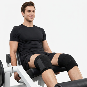Genouillères élastiques unisexes pour l'haltérophilie, équipement de sécurité et de fitness à usage intensif, protection complète et personnalisée - Product Image 1