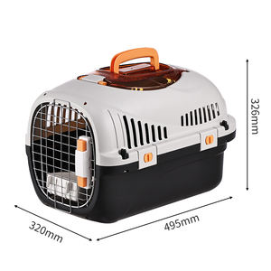 Jaula de transporte de mascotas duradera aprobada por la aerolínea, Material PP de hierro en forma de cuadrado sólido, funda de viaje para animales pequeños, gato y perro - Product Image 2