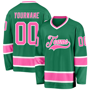 Maillots de football de baseball à manches longues personnalisés sublimés par OEM maillots de hockey sur glace logo personnalisé maillots de style t-shirt uniformes - Product Image 1