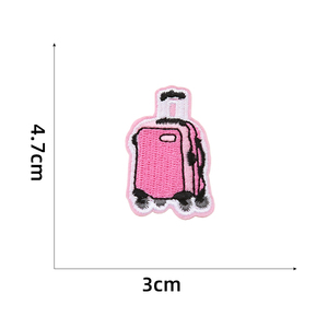 סגנון kawaii יפה הסיטונאי מחיר ילדה קטן אביזרים קישוט ברזל על רקום כתמים ורודים קטנים - Product Image 5