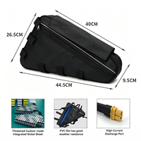 Batterie au lithium personnalisée pour vélo électrique 48V 52V 60V 72V, batteries triangulaires pour VTT avec chargeur, capacités 20Ah 24Ah 28.8Ah 30Ah