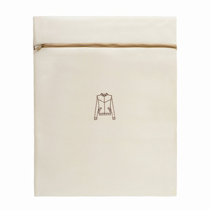 4 पीसी भारी शुल्क कढ़ाई जाल बैग जिपर कपड़े धोने की लंदरी धोने वाली ब्रा सुरक्षा थोक नाजुक वॉशिंग बैग - Product Image 5