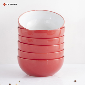 Juego de cuencos para sopa de gran venta, cocina nórdica de cerámica, ensaladera de cerámica de 7 pulgadas, cuenco grande para Pasta de cerámica para restaurante - Product Image 2