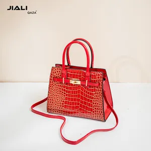 Wholesale womens luxury crocodile handbags 2023 new fashion design leather ladies hand bags high quality casual sac a main femme