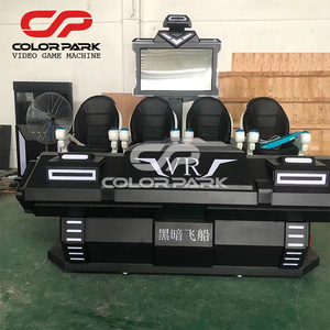 Equipo de nueva tecnología para parque de atracciones, simulador de realidad Virtual 9D, 4 asientos, 9D VR, space battle - Product Image 5