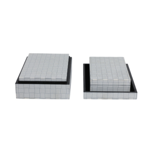 Scatole Decorative con Coperchio e Motivi, Arredamento Moderno per la Casa, Portagioie per Accessori e Oggetti Preziosi - Product Image 4