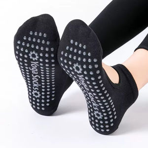 Calcetines de Yoga Antideslizantes de Silicona para Mujer, Calcetines de Pilates, Calcetines de Baile para Interiores, Calcetines Deportivos para Gimnasio - Product Image 5