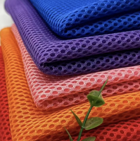 Jaring Sandwich 3D Langsung dari Pabrik 230GSM Struktur 3D Bernapas untuk Sepatu Tas Kasur Warna-warna Kaya Siap Kirim