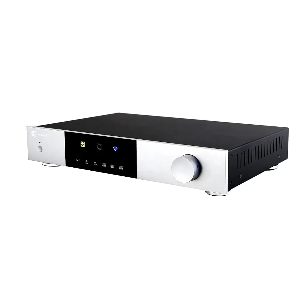 New Eweat DMP20 of USB ESS9038Q2M DAC with MQA Decoding 32-bit / 768 kHz DSD512 Balanced Audio Streamer with HDD for Music Lover