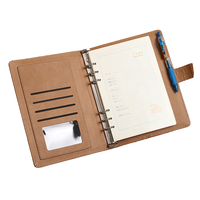 Réunions personnalisées A4 A5 A6 Mini Cahier d'École en Cuir PU Carnet Kawaii Journal Laitier