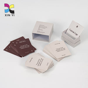 제조업체 맞춤형 종이 인쇄 성인 게임 놀이 그룹 음주 파티 취한 가족 커플 카드 데크 게임 상자 세트 - Product Image 1