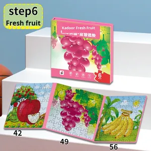 Rompecabezas magnético, juguete educativo para niños, papel plegable, educación temprana, <span class=keywords><strong>desarrollo</strong></span> cognitivo, 3-<span class=keywords><strong>6</strong></span> <span class=keywords><strong>a</strong></span>ños, venta al por mayor - Product Image 6