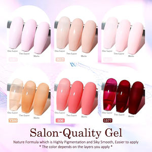 Neis Hoge Kwaliteit Lichte Kleur Nagellak Kit Gratis Custom Logo Oem Private Label Nail Kit Gel Polish Set - Product Image 4