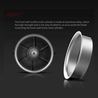 Ventilateur cannelé électrique semi-métallique HSDJETS EDF 120 mm de haute qualité, 12S 640KV, 10 pales de type Vortex, poussée de 8,6 kg pour RC