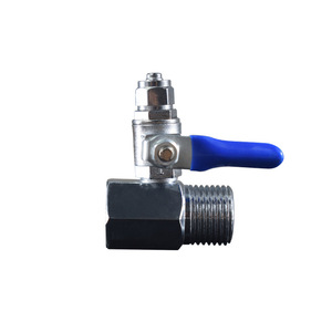 Vanne à bille à trois voies en acier inoxydable, filetage 1/2 pouce, connecteur pour purificateur d'eau, vanne d'entrée/sortie 4 points vers 2 points - Product Image 4