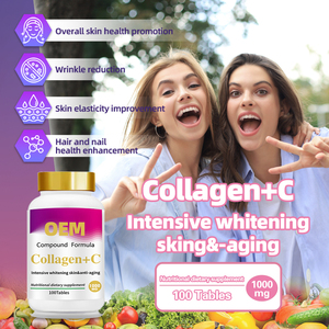 <span class=keywords><strong>Comprimés</strong></span> de collagène OEM pour le rajeunissement de la peau, l'éclaircissement, l'<span class=keywords><strong>anti</strong></span>-<span class=keywords><strong>rides</strong></span>, l'amélioration de l'élasticité, antioxydant, santé des femmes - Product Image 2