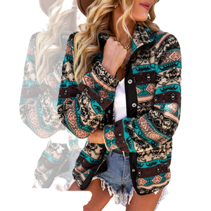 Hot Sale <b>Men</b> Autumn Casual Eco-Friendly Breathable Sherpa <b>Jackets</b> Aztec Pattern Children Single Breasted Warm Fleece <b>Pullover</b> - Product Image 1