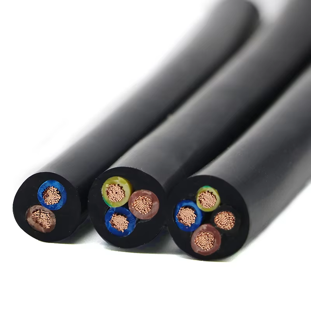 MINZAN Customized PVC Insulation Flexible Power Cable 3x2.5mm 3 Core 4C * 35 Sq.MM Roll Packing Electrical Wires