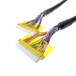 DF19-20S-1C 20-pins LVDS-kabel DF19G-20S-1C 1,0 mm pitch DF19 connector kabelboom voor LCD-scherm - Product Image 2