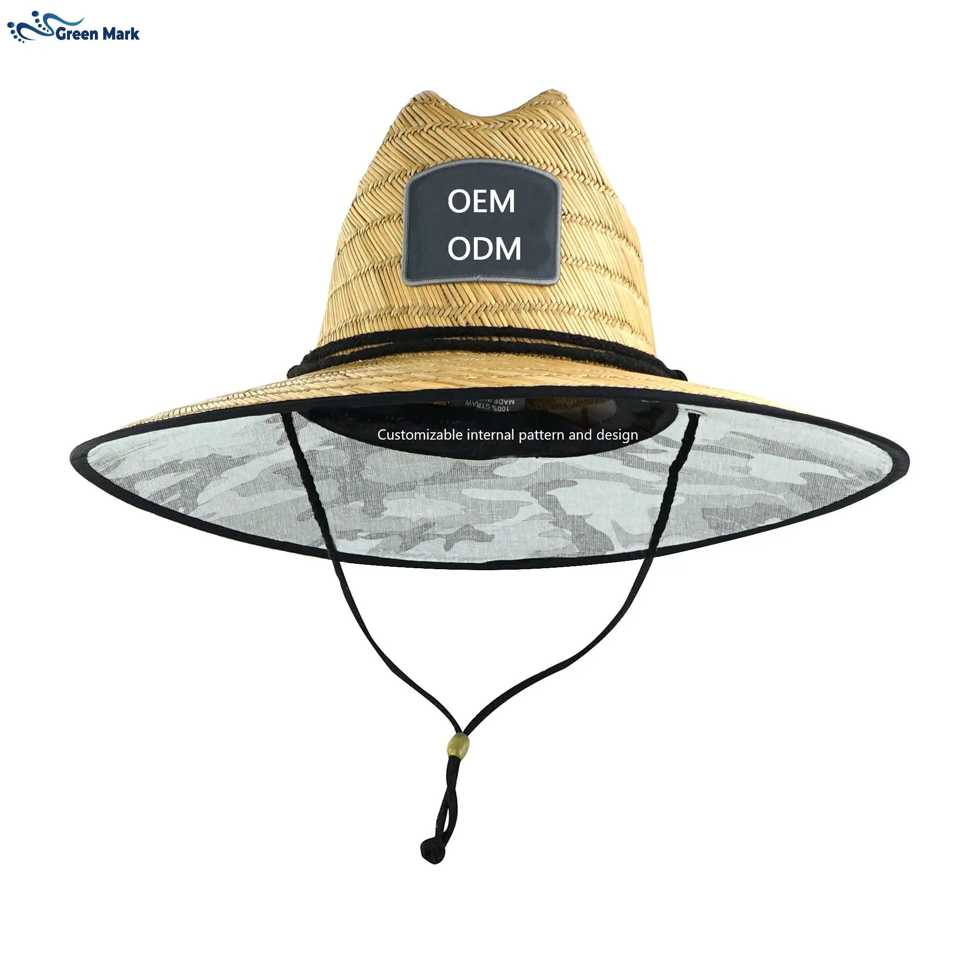 Customized Straw Beach Hats Women Men Unisex Spring Summer Breathable Sun Straw Braid Floppy Fedora Beach Panama Straw Hats