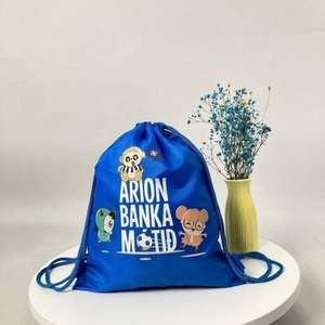 Waterproof Drawstring Bag Custom Drawstring Bags <b>Backpack</b> Drawstring Polyester Bag New <b>Recycle</b> Foldable Nylon <b>Backpack</b> - Product Image 1