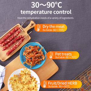 Nouveau déshydrateur alimentaire en acier inoxydable à 6 niveaux avec minuterie numérique réglable et contrôle de la température pour fruits, légumes, viandes et collations - Product Image 3