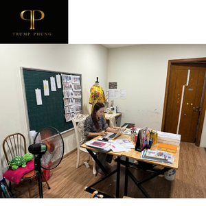 Abrigo de plumón de algodón 100% de alta calidad para mujer, A elegante vestido de línea acampanado, elegante y hermoso estilo informal acolchado de Vietnam - Product Image 5