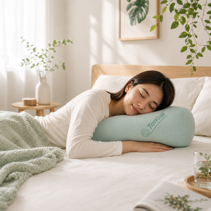 มอบการรองรับที่อ่อนโยนสำหรับการนอนหลับของคุณด้วย E Z Bed Premium Tencel Microfiber Bolster ที่ให้สัมผัสนุ่มสบายและระบายอากาศได้ดี - Product Image 1
