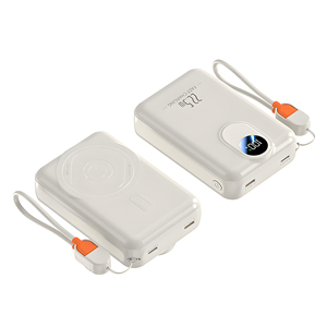 Power Bank Magnetico Wireless Portatile ad Alta Capacità 20000mAh, Caricatore PD20w a Ricarica Rapida con Cavo Integrato e Cordino <span class=keywords><strong>per</strong></span> <span class=keywords><strong>Smartphone</strong></span> - Product Image 2