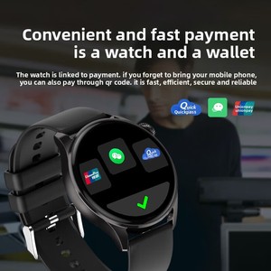 Reloj Inteligente Huaqiang North Nuevo Multifuncional con Música, Resistente al Agua, Deportivo, Pago NFC, Correa de Silicona, Carga Magnética - Product Image 5