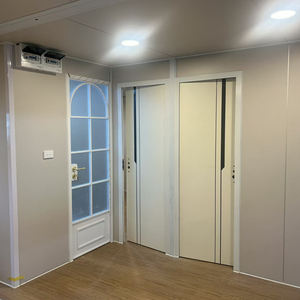 Maison modulaire en conteneur d'acier de 20 pieds et 40 pieds, extensible, préfabriquée, mobile, avec châssis, pieds de soutien, villa moderne, petite maison, hôtel, école - Product Image 4