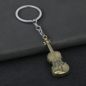 Porte-clés Violon Vintage en Gros, Mini Instrument de Musique en Métal, Pendentif Classique, Cadeau pour les Amateurs de Musique - Product Image 6