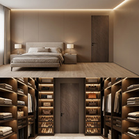 Panneau mural sculpté en bois massif 1200x2400mm, panneau texturé CNC pour mur d'accentuation, hôtel, villa, décoration de salon