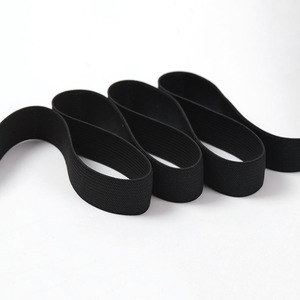 Bán buôn biểu tượng tùy chỉnh băng đàn hồi 25mm 30mm 35mm 40mm 45mm đen trắng dệt kim ban nhạc vải băng Polyester + Latex Oeko-Tex - Product Image 5