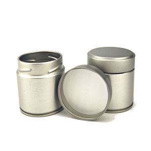 Boîte en aluminium personnalisée pour matcha, boîte en métal ronde classique, avec couvercle à vis, pour bonbons, café, thé en poudre, idéale pour la rentrée scolaire - Product Image 4