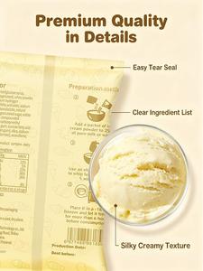 Polvere per Gelato al Cioccolato 100g con Supporto OEM/ODM, Texture Liscia, Premiscela per Gelato per Caffetterie e Negozi di Dolci - Product Image 3