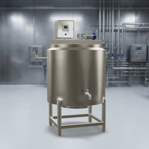 Pasteurisateur à crème glacée de 200 litres |   Cuve de pasteurisation industrielle pour mélange de crème glacée |   Machine de pasteurisation automatique de produits laitiers - Product Image 3